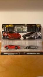 Hot wheels Lamborghini & Lancia 2 pack premium, Ophalen of Verzenden, Zo goed als nieuw