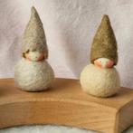 Waldorf Vrije School Seizoenstafel jaarring steker kabouter, Hobby en Vrije tijd, Vilt, Verzenden, Nieuw, Figuurtje(s), Wolvilt