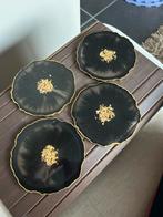 Gouden accent zwarte epoxy onderzetters, Huis en Inrichting, Woonaccessoires | Onderzetters, Ophalen of Verzenden, Gebruikt, Glas of Kopje