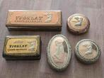 5x vintage antieke blikken van Tjoklat Camée Pastilles €15, Ophalen of Verzenden, Gebruikt, Overige