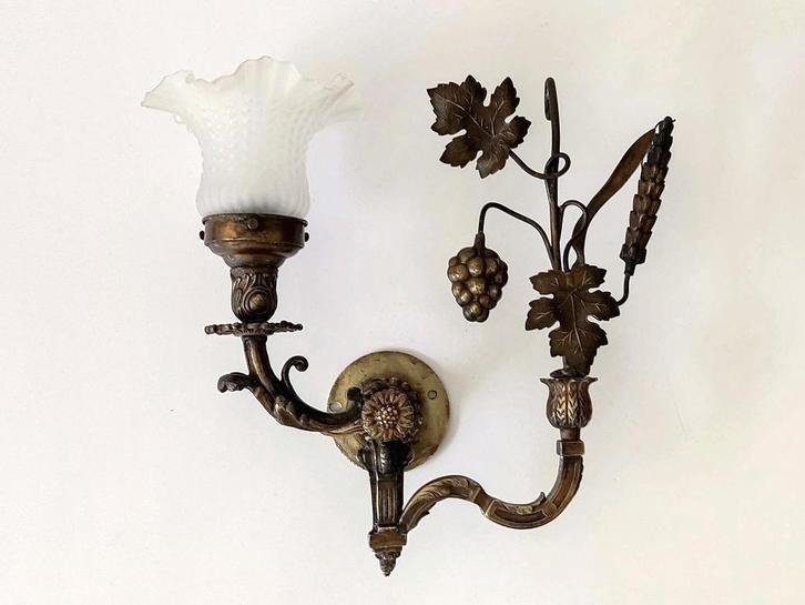 wandlamp Art Nouveau Jugendstil, Antiek en Kunst, Antiek | Lampen, Verzenden
