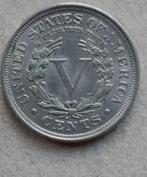 USA, 5 cents 1907, Ophalen of Verzenden, Noord-Amerika, Losse munt