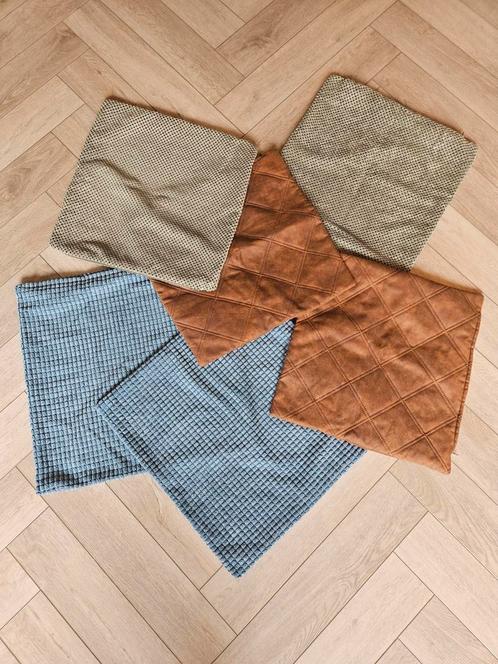 Leuke kussenslopen voor sierkussens!, Huis en Inrichting, Woonaccessoires | Kussens, Zo goed als nieuw, Blauw, Vierkant, Ophalen of Verzenden
