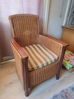 Gratis: Vintage rieten stoel met kussen, Ophalen, Gebruikt, Bruin, Riet of Rotan