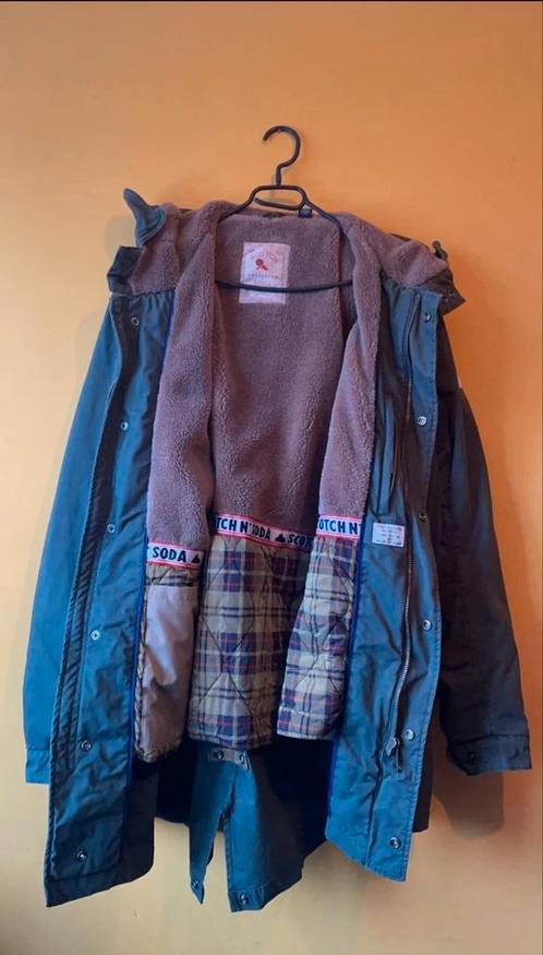 Scotch & Soda Teddy Parka, Kleding | Heren, Jassen | Winter, Gedragen, Maat 56/58 (XL), Groen, Ophalen of Verzenden