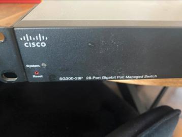 Cisco Gigabit PoE managed switch 28 poorts beschikbaar voor biedingen
