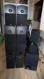 Speakerset 5.1 Dolby Surround speakerset, Audio, Tv en Foto, Luidsprekers, Gebruikt, Complete surroundset, 120 watt of meer, Ophalen