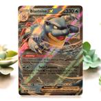 Blastoise EX Pokémon Stellar Crown ~ Pokémonkaart, Ophalen of Verzenden, Nieuw, Losse kaart, Foil