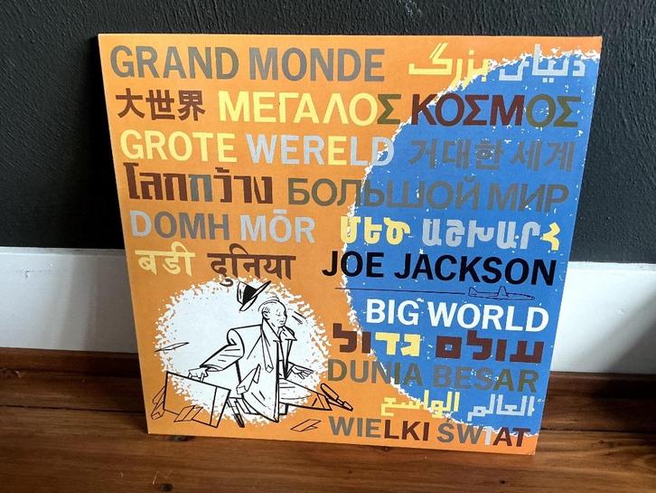 Joe Jackson, LP Big World (1986), Cd's en Dvd's, Vinyl | Pop, Zo goed als nieuw, 1980 tot 2000, Overige formaten, Verzenden