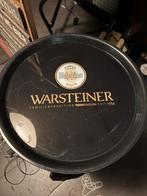 Warsteiner Dienblad - Bier Reclame, Ophalen of Verzenden, Gebruikt, Rond, Kunststof