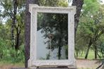 Brocante - Statige antieke spiegel, Napoleon III!, Ophalen, Rechthoekig, 50 tot 100 cm