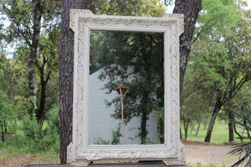 Brocante - Statige antieke spiegel, Napoleon III! beschikbaar voor biedingen