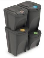 Afvalbakken set - 2 grote & 2 kleine - Perfecte staat!, Ophalen, Kunststof, Zo goed als nieuw, Minder dan 50 cm