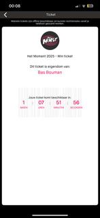 Ticket, Tickets en Kaartjes, Eén persoon, Overige soorten, Overige typen