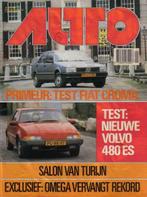 Autovisie 10 1986 : Volvo 480 ES - Honda CRX - Fiat Croma, Ophalen of Verzenden, Gelezen, Algemeen