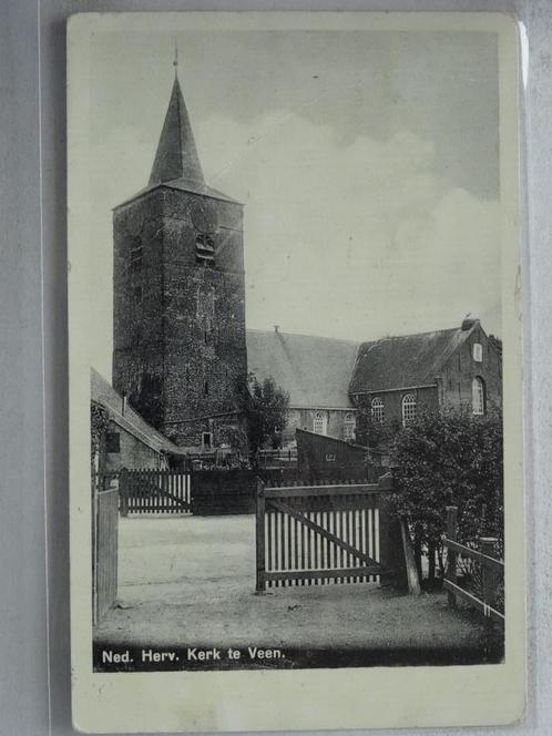 VEEN    Herv. Kerk, Verzamelen, Ansichtkaarten | Nederland, Gelopen, Noord-Brabant, 1920 tot 1940, Verzenden