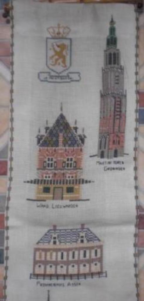 SIER- BELKOORD * GEBORDUURD * GEBOUWEN IN NEDERLAND * Tien, Antiek en Kunst, Antiek | Woonaccessoires, Verzenden