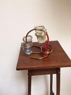 vintage borrelglaasje incl houder, Verzamelen, Glas en Borrelglaasjes, Ophalen, Overige typen