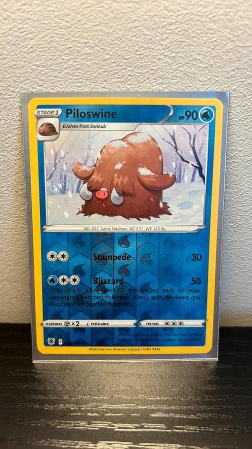Piloswine 032/189 Astral Radiance reverse holo pokemon kaart, Hobby en Vrije tijd, Verzamelkaartspellen | Pokémon, Nieuw, Boosterbox