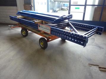 Armes palletstelling / stelling 2 secties + 16 liggers 270cm beschikbaar voor biedingen