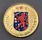 Nederland Dubbelop Gulden 1980 Verguld, Ophalen of Verzenden, Koningin Beatrix, 1 gulden, Losse munt