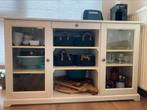 IKEA dressoir/ buffetkast Liatorp - Hemnes, Glas, 25 tot 50 cm, Gebruikt, Ophalen