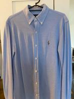 Ralph Lauren overhemd *Knit Oxford* (Maat S), Kleding | Heren, Overhemden, Ophalen of Verzenden, Zo goed als nieuw, Blauw