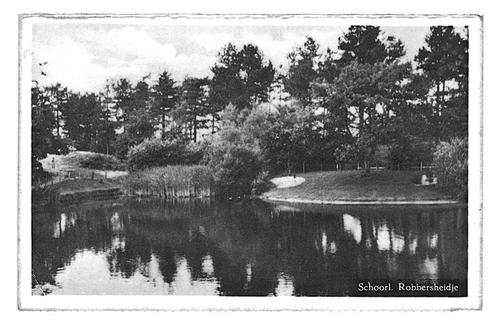 900118	Schoorl	Robbersheidje	1955	Gelopen met postzegel, Verzamelen, Ansichtkaarten | Nederland, Gelopen, Noord-Holland, 1940 tot 1960