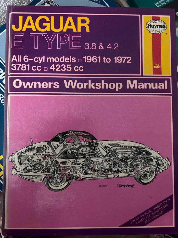 Jaguar E-Type Haynes Werkplaatshandboek, Boeken, Auto's | Boeken, Gelezen, Ophalen of Verzenden