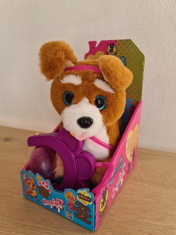 Nieuw! Sprint Puppy trekfiguur met geluid & riem (koopje!) beschikbaar voor biedingen