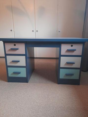 Vintage Bureau, jaren '60, geschilderd beschikbaar voor biedingen