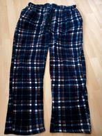 Warme heren fleecebroek maat xxl, ca 54 donkerblauw geruit, Ophalen of Verzenden, Gedragen, Maat 52/54 (L)