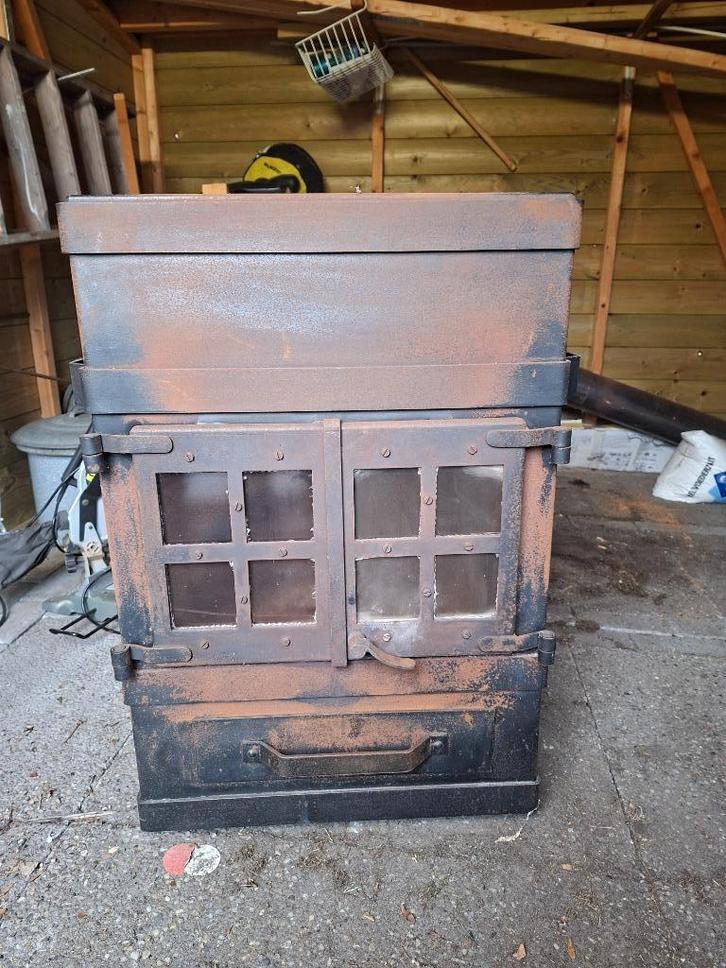 houtkachel, Huis en Inrichting, Kachels, Gebruikt, Vrijstaand, Houtkachel, Hout, Ophalen