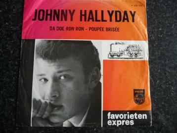 JOHNNY HALLYDAY - Da doe ron ron / poupee brisee
