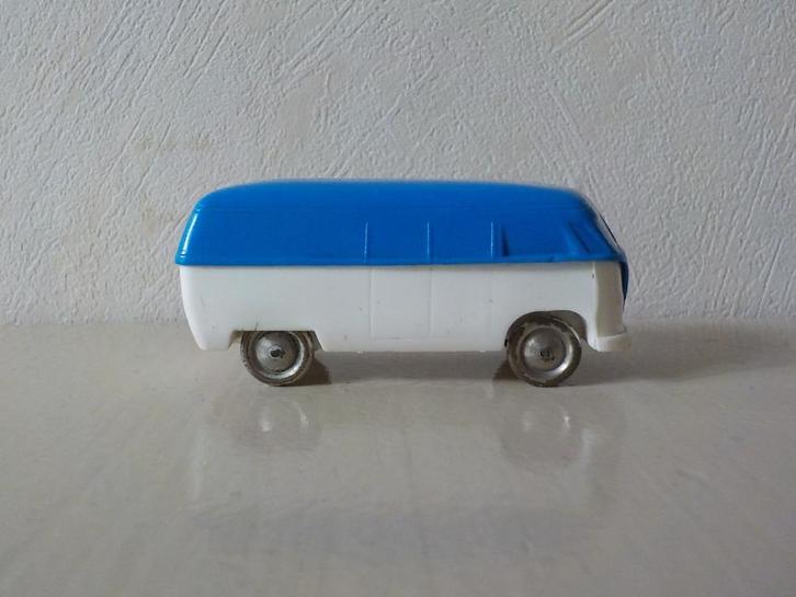 VW Volkswagen bus T1 onverglaasd blauw/wit Lego 1:87, Hobby en Vrije tijd, Modelauto's | 1:87, Zo goed als nieuw, Auto, Overige merken