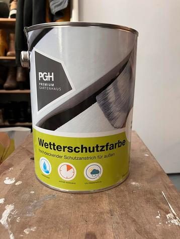 Verf Wit buiten 6x2.5 liter (20-120 m2) prijs is per blik beschikbaar voor biedingen
