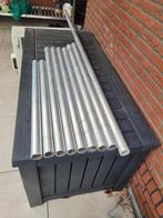 steigerbuis aluminium 48 x 3 mm plus koppelingen, Doe-het-zelf en Verbouw, Ophalen, Zo goed als nieuw, Overige typen