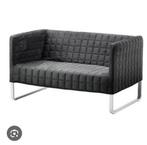 IKEA bankje knopparp grijs, Ophalen, Gebruikt, Minder dan 75 cm, Tweepersoons