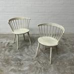 Design stoelen Nesto Pastoe spijlenstoel Ekstrom vintage, Ophalen, Gebruikt, Bruin, Vijf, Zes of meer stoelen