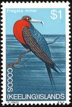 COCOSEILANDEN 14 - Dieren: vogels (fregatvogel), Ophalen of Verzenden, Postfris, Dier of Natuur