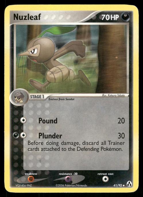 Nuzleaf 41/92 - Legend Maker, Hobby en Vrije tijd, Verzamelkaartspellen | Pokémon, Gebruikt, Losse kaart, Verzenden