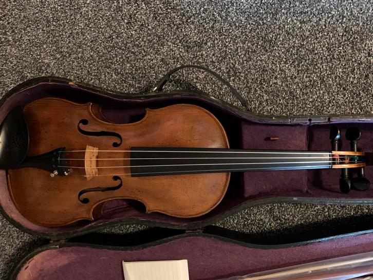 Viool 4/4, Muziek en Instrumenten, Strijkinstrumenten | Violen en Altviolen, Gebruikt, 4/4-viool, Ophalen of Verzenden