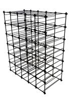 Vintage Wijnrek Modulair Metaal Jaren 80 Minimalistisch, Gebruikt, Vintage, Vintage, 25 flessen of meer