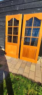 massief meranti binnendeuren, Doe-het-zelf en Verbouw, Ophalen, Gebruikt, Binnendeur, 200 tot 215 cm