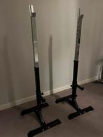 Squat rack / 2x halterstandaard, Sport en Fitness, Fitnessmaterialen, Ophalen, Gebruikt, Benen, Overige typen