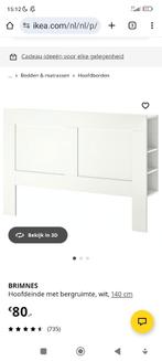 Hoofdsteun twee persoons bed, Huis en Inrichting, Ophalen, Zo goed als nieuw, 65 cm of meer, 55 tot 70 cm