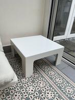Witte retro salontafel, Ophalen, Kunststof, Gebruikt, Vierkant