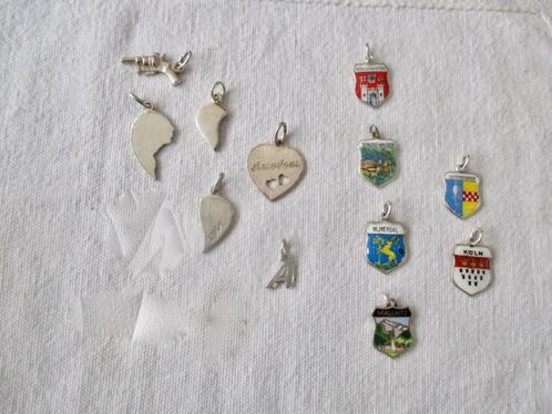 Zilveren bedeltjes: p.p.stuk € 5,00 incl. verzenden zilver, Sieraden, Tassen en Uiterlijk, Bedels, Zo goed als nieuw, Overige merken