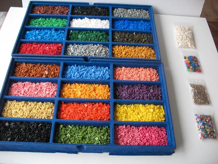 Ministick met platen, voorbeelden en extra's  E, Hobby en Vrije tijd, Ministeck, Gebruikt, Losse ministeck of Strip, Ophalen of Verzenden