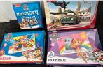 PAW Patrol Puzzels en Memory spel, Ophalen of Verzenden, 10 tot 50 stukjes, Zo goed als nieuw, 2 tot 4 jaar